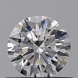 0.66 ct D VVS1 Round Shape Natural Diamond