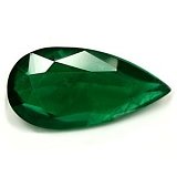 3.62 ct Pear Green Natural Emerald