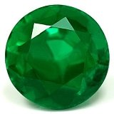 1.32 ct Round Green Natural Emerald