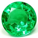 1.68 ct Round Green Natural Emerald