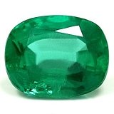 2.81 ct Cushion Green Natural Emerald