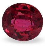 3.06 ct Oval Red Natural Ruby