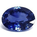 7.08 ct Oval Blue Natural Sapphire