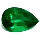 5.34 ct Pear Green Natural Emerald