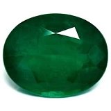 6.09 ct Oval Green Natural Emerald