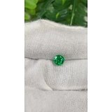 0.42 ct Round Green Natural Emerald