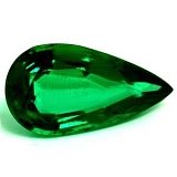 2.74 ct Pear Green Natural Emerald
