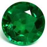 2.50 ct Round Green Natural Emerald