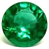 3.49 ct Round Green Natural Emerald