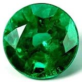 2.10 ct Round Green Natural Emerald