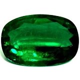 3.22 ct Cushion Green Natural Emerald