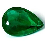 5.04 ct Pear Green Natural Emerald