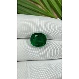 6.37 ct Cushion Green Natural Emerald