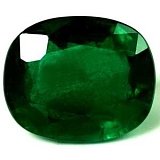 5.29 ct Cushion Green Natural Emerald