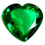 4.21 ct Heart Green Natural Emerald