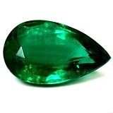 3.15 ct Pear Green Natural Emerald