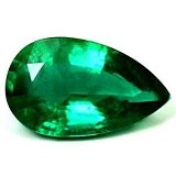 1.21 ct Pear Green Natural Emerald