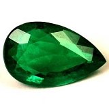 1.69 ct Pear Green Natural Emerald