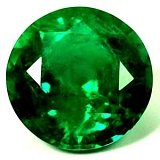 1.07 ct Round Green Natural Emerald