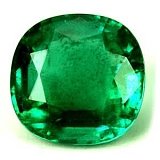 2.57 ct Cushion Green Natural Emerald