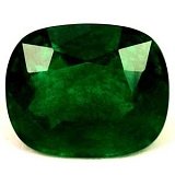 2.87 ct Cushion Green Natural Emerald
