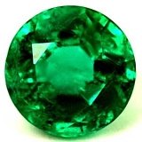 2.05 ct Round Green Natural Emerald