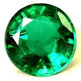 2.34 ct Round Green Natural Emerald