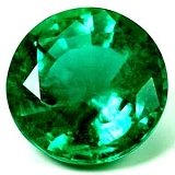 2.54 ct Round Green Natural Emerald