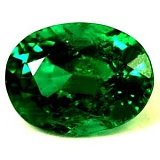 1.08 ct Oval Green Natural Emerald