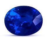 14.15 ct Oval Blue Natural Sapphire