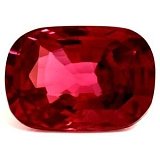 3.11 ct Cushion Red Natural Ruby