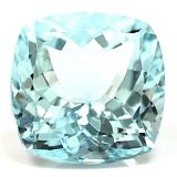 8.50 ct Cushion Blue Natural Aquamarine