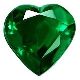 1.78 ct Heart Green Natural Emerald