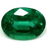 1.37 ct Oval Green Natural Emerald