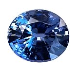 2.49 ct Oval Blue Natural Sapphire