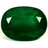 4.08 ct Oval Green Natural Emerald