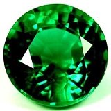 1.54 ct Round Green Natural Emerald