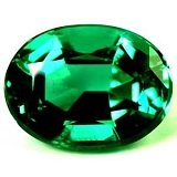 1.39 ct Oval Green Natural Emerald