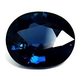 1.95 ct Oval Blue Natural Sapphire