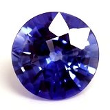 1.48 ct Round Blue Natural Sapphire