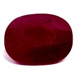 12.66 ct Oval Red Natural Ruby