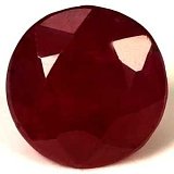 1.60 ct Round Red Natural Ruby