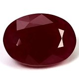 9.59 ct Oval Red Natural Ruby