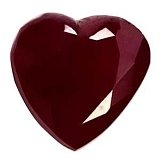 1.49 ct Heart Red Natural Ruby