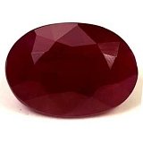2.73 ct Oval Red Natural Ruby