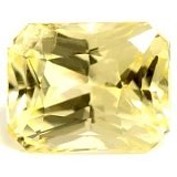 6.85 ct Emerald Yellow Natural Sapphire