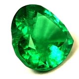 1.49 ct Heart Green Natural Emerald