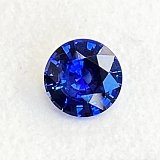 1.61 ct Round Blue Natural Sapphire