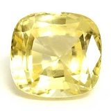 2.26 ct Cushion Yellow Natural Sapphire