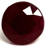 2.15 ct Round Red Natural Ruby